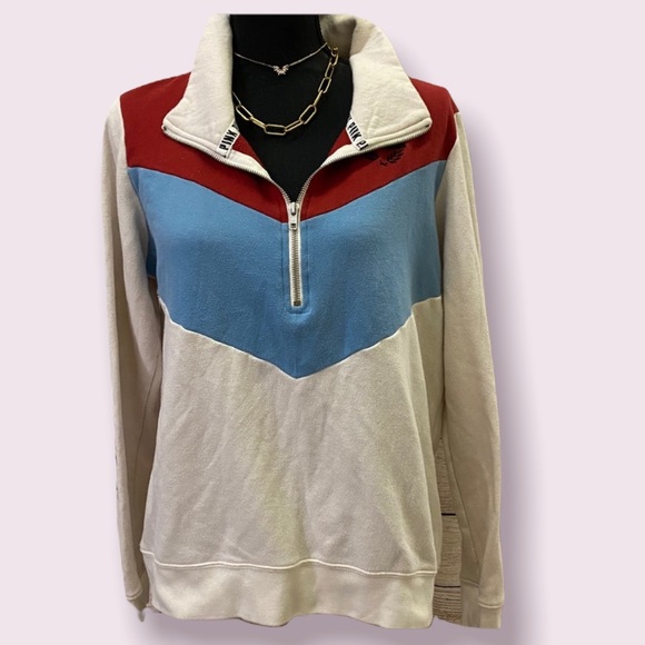PINK Victoria's Secret Sweaters - ⚠️Victoria’s Secret Everyday Lounge Quarter Zip